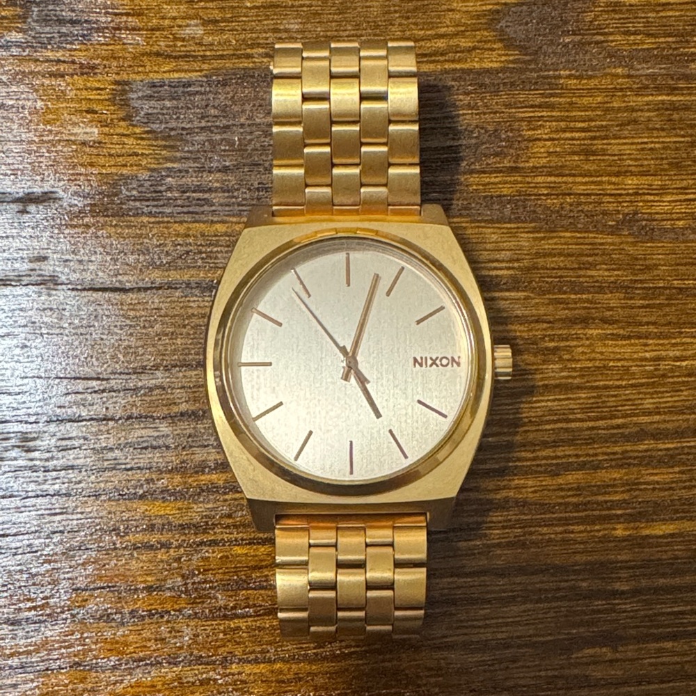 Nixon Rose Gold Watch- Time Teller